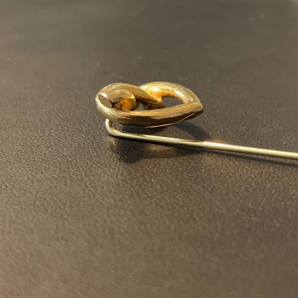 Vintage Mimi Di N Golden Heart Stick Pin - Picture 6 of 10